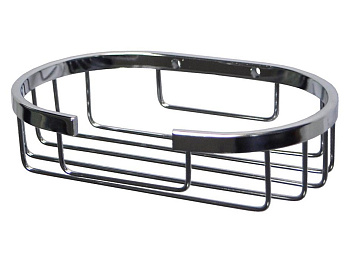 Мыльница овальная нерж.хром 1222  САНАКС