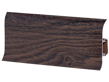 Плинтус 322 Вяз коричневый 62мм LIDER