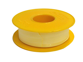 Лента 19мм*15м тефлоновая ГАЗ жёлтая  СТМ