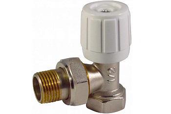 Регулирующий клапан 1/2 угловой для радиатора ручной   СТМ