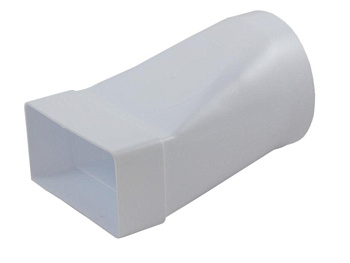 Соединитель эксцентриковый пл. воздух.с круглым воздухораспред. 60*120/D100 пластик