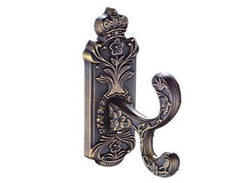 Крючок двойной бронза G 3605  FRAP