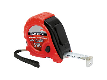 Рулетка 7.5м*25мм Rubber             MATRIX