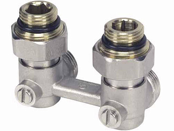 Комплект соединений для радиатора 3/4 угловой         DIAMOND