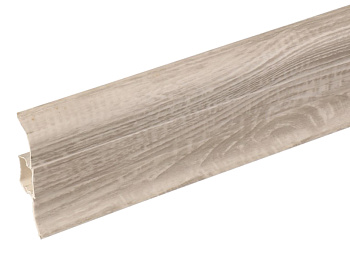 Плинтус 245 Дуб снежный 62мм LIDER