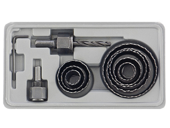 Набор кольцевых пил по дереву 19-64мм 11пр.  MATRIX  нез