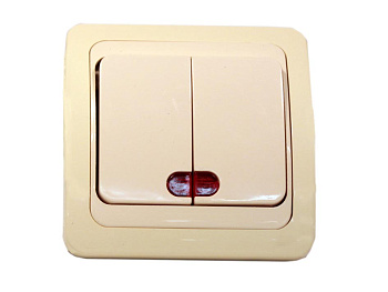 Выкл.2кл с.п. беж.       QTB 2123