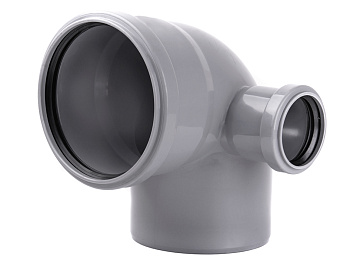 ПВХ Тройник DN110/50/90 назад  СТМ