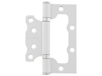 Петля накладная ПНУ-100 белая 2шт (4)   Россия