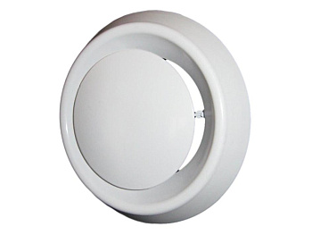 Диффузоры пластиковые 100 регул.с фланцем (анемостат)