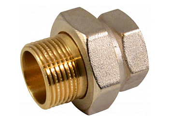 Соединитель 3/4 прямой г/ш  с накидной гайкой  СТМ     