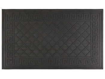 Коврик 35*60 см Meandr черный грязезащитный SUNSTEP
